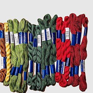 18 Skeins Craftways 100% Egyptian Cotton Embroidery Floss NOS